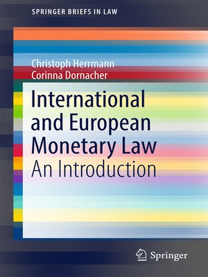 cover image of International and European Monetary Law